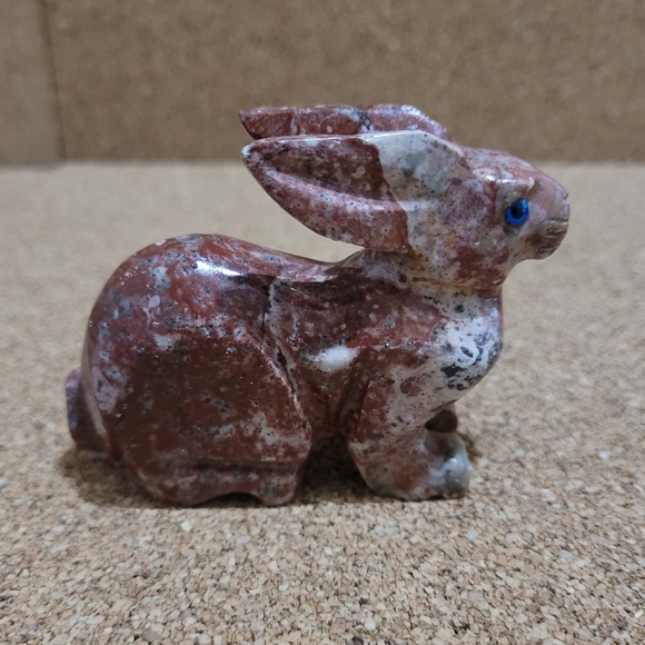 Art | Bunny Rabbit Totem Spirit Animal Soapstone Hare Figurine 2 12 ...
